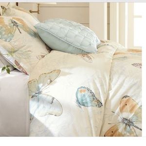 pottery barn butterfly sheets